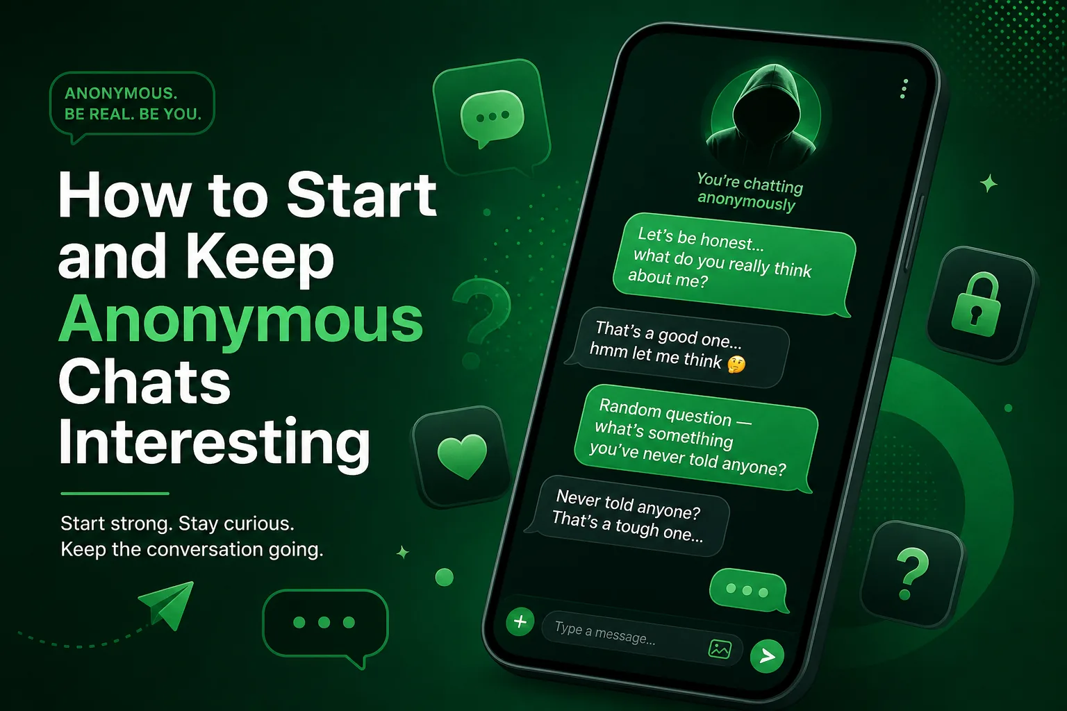 How to Start and Keep Anonymous Chats Interesting on Anonix