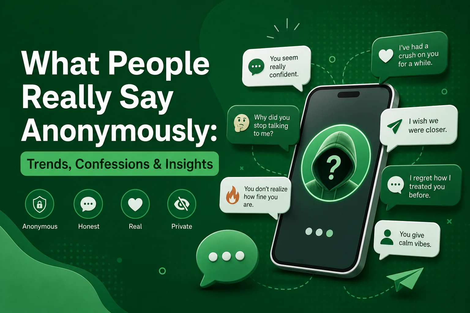 What People Really Say Anonymously: Trends, Confessions & Insights