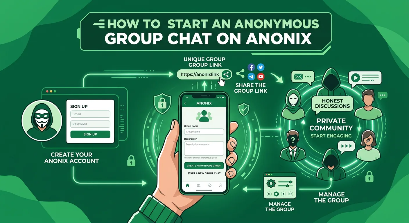 How to Start an Anonymous Group Chat on Anonix